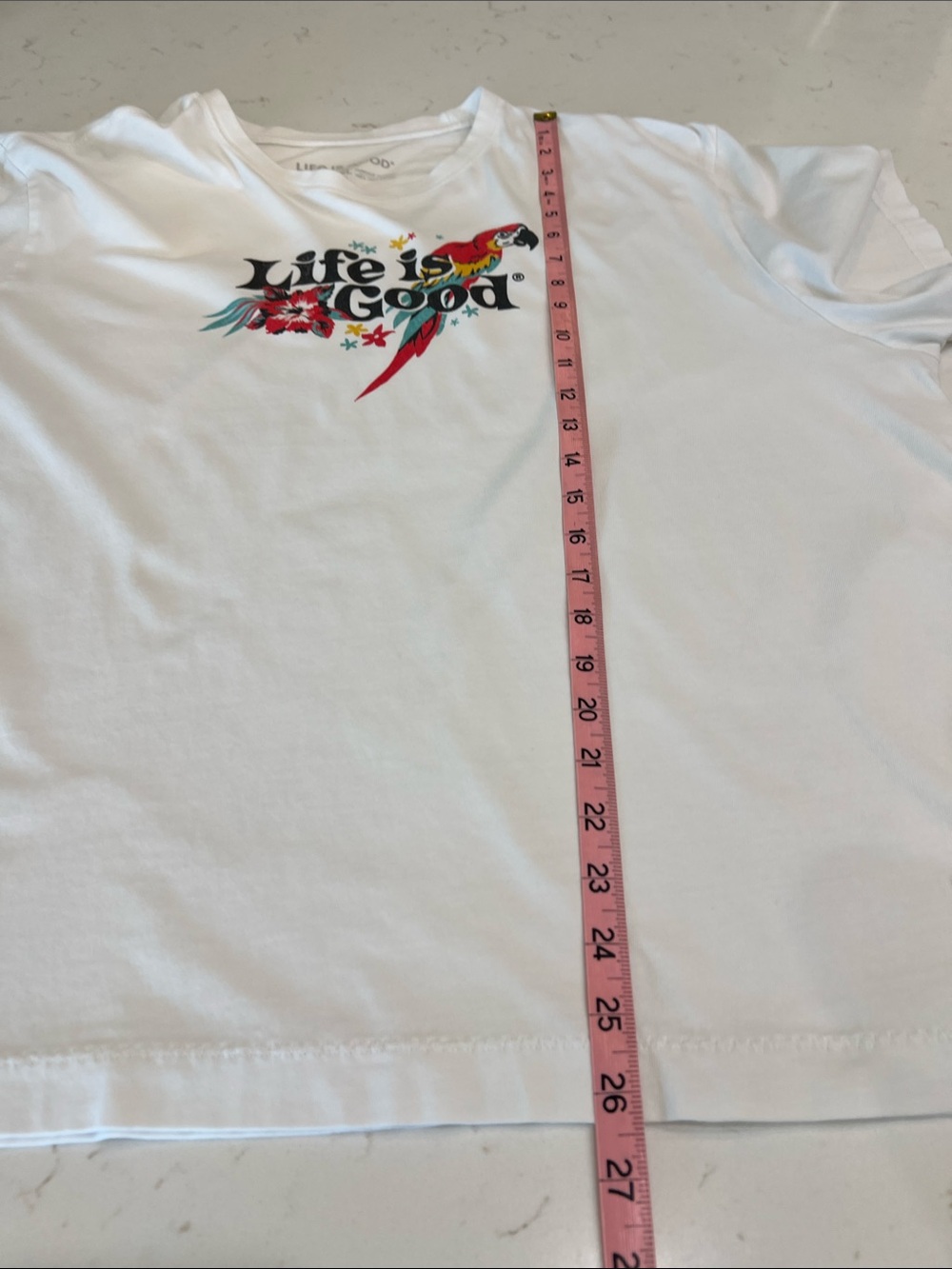 Life Is Good Parrot Tropical Graphic Crusher Tee Altered Men’s XXL - Picture 6 of 6